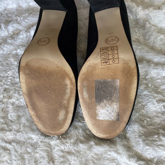 GENTLY USED MICHAEL KORS CAROLINE PUMP CLASSIC BLACK 8 - Picture 7 of 7